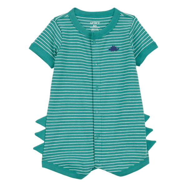 Mameluco-Manga-Corta-Rayas-Verde-Bebes-Niños-Carter-s-18M