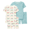 Set-Pijamas-4-Piezas-Mariposas-y-Flores-Niñas-Carter-s-3T