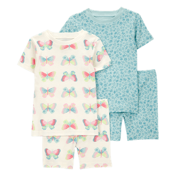 Set-Pijamas-4-Piezas-Mariposas-y-Flores-Niñas-Carter-s-3T