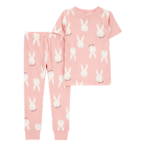 Pijama-2-Piezas-Conejos-Rosado-Niñas-Carter-s-4T