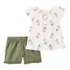 Set-Camiseta-Manga-Corta-y-Short-Verde-Niñas-Carter-s-2T