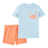 Set-Camiseta-Manga-Corta-y-Short-Cangrejos-Niños-Carter-s-2T