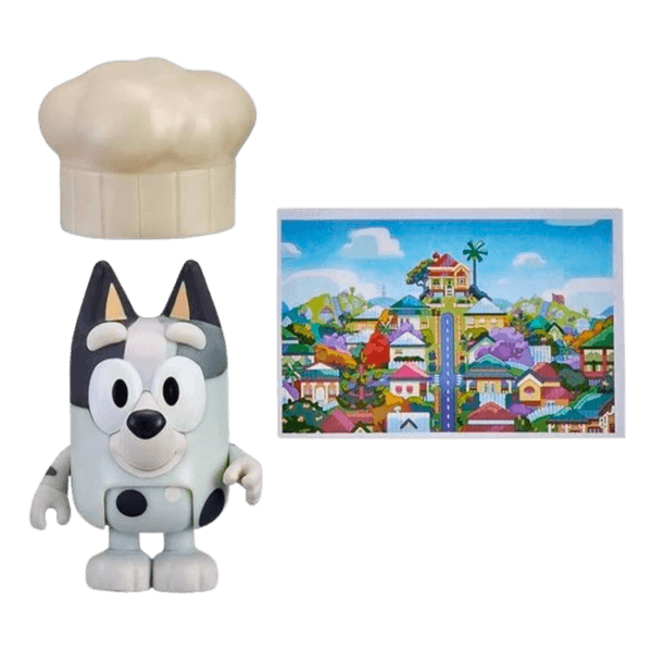 Figura-Muffin-con-Sombrero-de-Chef-Bluey