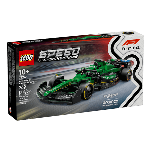 Set-Coche-de-Carreras-Aston-Martin-Aramco-F1-AMR24-Piezas-269-LEGO