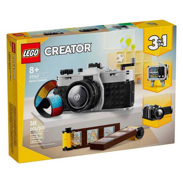Set-Creator-3-en-1-Camara-Retro-261-Piezas-LEGO Set-Creator-3-en-1-Camara-Retro-261-Piezas-LEGO
