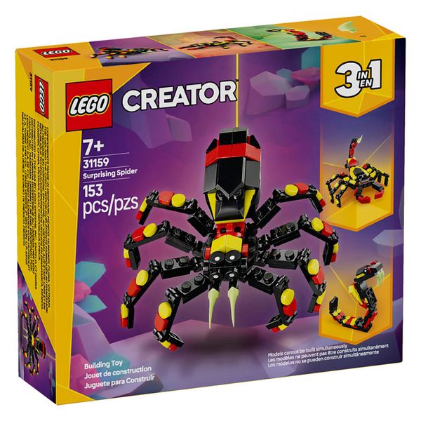 Set-Creator-3-en-1-Araña-Misteriosa-153-Piezas-LEGO Set-Creator-3-en-1-Araña-Misteriosa-153-Piezas-LEGO