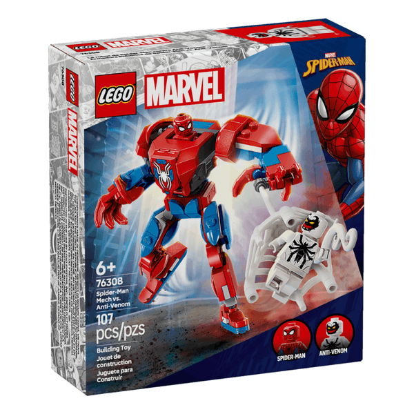 Set-Armadura-Robotica-Spiderman-Vs.-El-Anti-Venom-107-Piezas-LEGO Set-Armadura-Robotica-Spiderman-Vs.-El-Anti-Venom-107-Piezas-LEGO