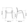 Silla-Clarice-Monobloc-con-Brazos-Cafe-Tramontina