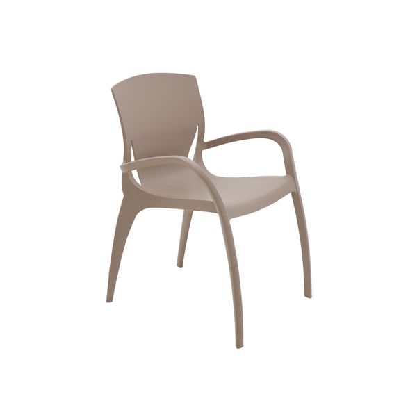 Silla-Clarice-Monobloc-con-Brazos-Beige-Tramontina