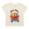 Camiseta-Manga-Corta-Auto-con-Animales-Niños-Honey-Bees-2T