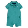 Mameluco-Manga-Corta-Turquesa-Bebes-Niños-Carter-s-12M