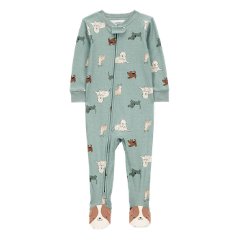 Pijama-Enteriza-Perritos-Verde-Bebes-Niños-Carter-s-12M