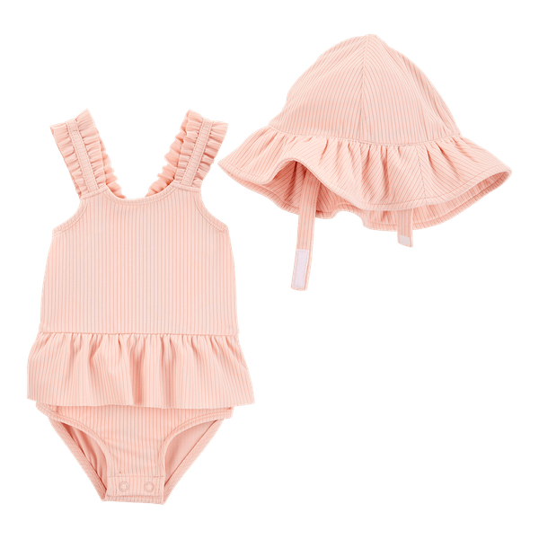 Set-Vestido-de-Baño-Enterizo-y-Sombrero-Rosado-Bebes-Niñas-Carter-s-12M