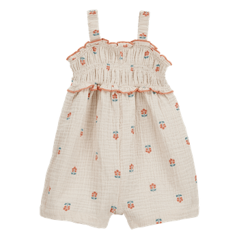 Mameluco-Manga-Sisa-Flores-Beige-Bebes-Niñas-Carter-s-18M