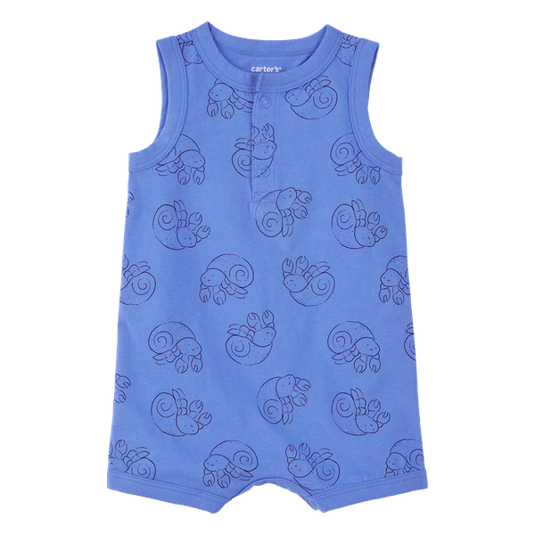 Mameluco-Manga-Sisa-Cangrejos-Azul-Bebes-Niños-Carter-s-9M