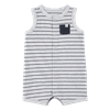 Mameluco-Manga-Sisa-Rayas-Gris-Bebes-Niños-Carter-s-12M