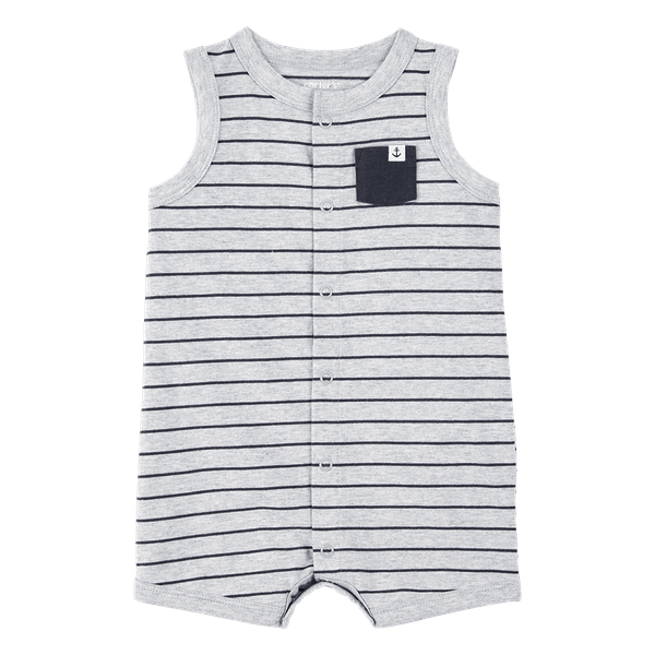Mameluco-Manga-Sisa-Rayas-Gris-Bebes-Niños-Carter-s-12M