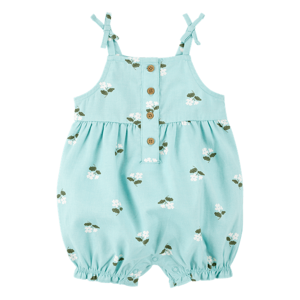 Mameluco-Manga-Sisa-Flores-Turquesa-Bebes-Niñas-Carter-s-12M Mameluco-Manga-Sisa-Flores-Turquesa-Bebes-Niñas-Carter-s-12M