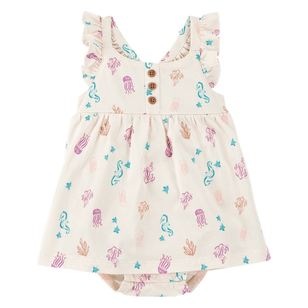 Vestido-Manga-Sisa-Estampado-Beige-Bebes-Niñas-Carter-s-12M Vestido-Manga-Sisa-Estampado-Beige-Bebes-Niñas-Carter-s-12M