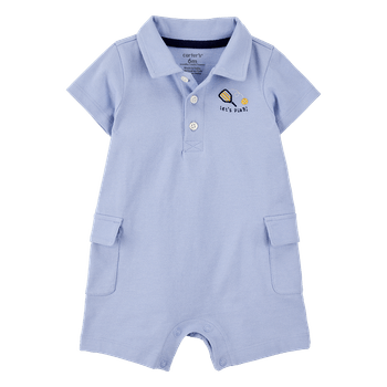 Mameluco-Manga-Corta-Azul-Bebes-Niños-Carter-s-12M