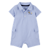 Mameluco-Manga-Corta-Azul-Bebes-Niños-Carter-s-3M