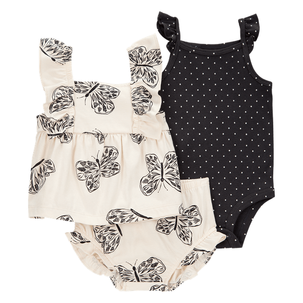 Set-Blusa-Mariposas-Body-Negro-y-Calzon-Bebes-Niñas-Carter-s-9M