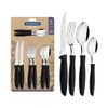 Juego-de-Cubiertos-Plenus-Acero-Inox-Negro-16-Piezas-Tramontina