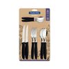 Juego-de-Cubiertos-Plenus-Acero-Inox-Negro-16-Piezas-Tramontina