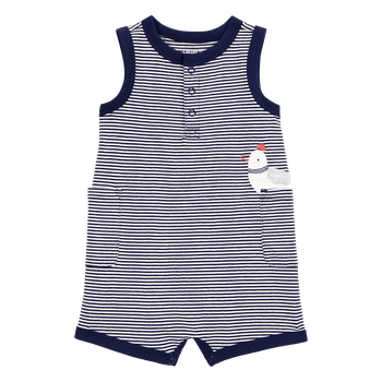 Mameluco-Manga-Sisa-Rayas-Bebes-Niños-Carter-s-3M