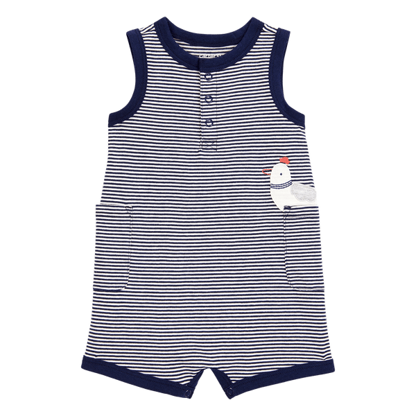 Mameluco-Manga-Sisa-Rayas-Bebes-Niños-Carter-s-3M