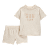 Set-Camiseta-y-Short-Beige-Bebes-Niños-Carter-s-12M