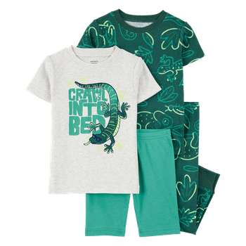 Set-2-Pijamas-Estampadas-Verde-Niños-Carter-s-3T