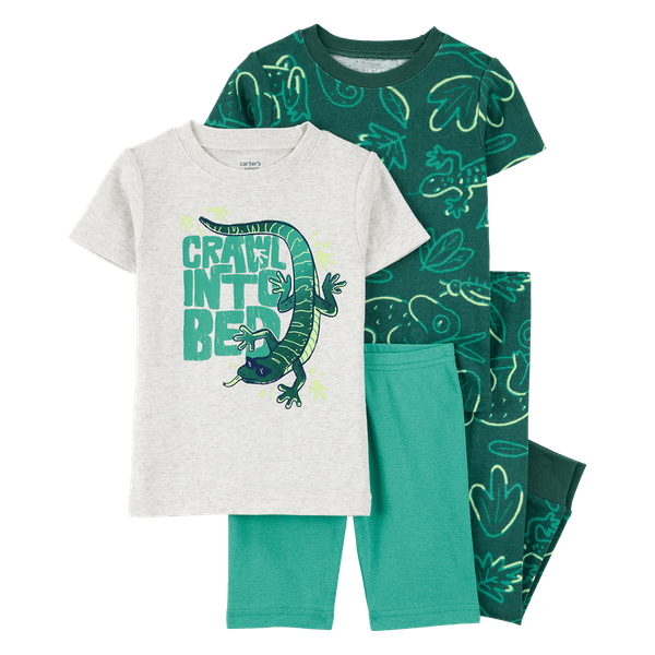 Set-2-Pijamas-Estampadas-Verde-Niños-Carter-s-3T