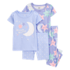 Set-2-Pijamas-Estampado-Luna-y-Estrellas-Niñas-Carter-s-2T