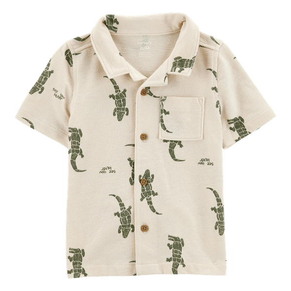 Camisa-Estampado-Cocodrilos-Niños-Carter-s-2T Camisa-Estampado-Cocodrilos-Niños-Carter-s-2T
