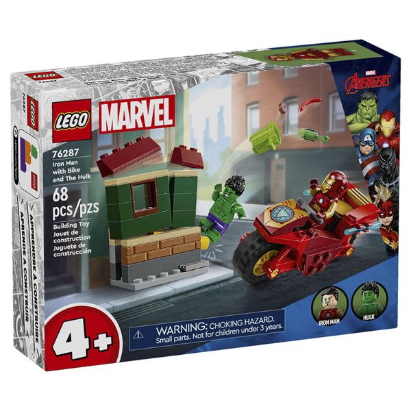 Set-Iron-Man-con-Moto-y-Hulk-68-Piezas-LEGO