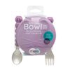 Bowl-Silicona-con-Cubiertos-350ml-Gato-Melii