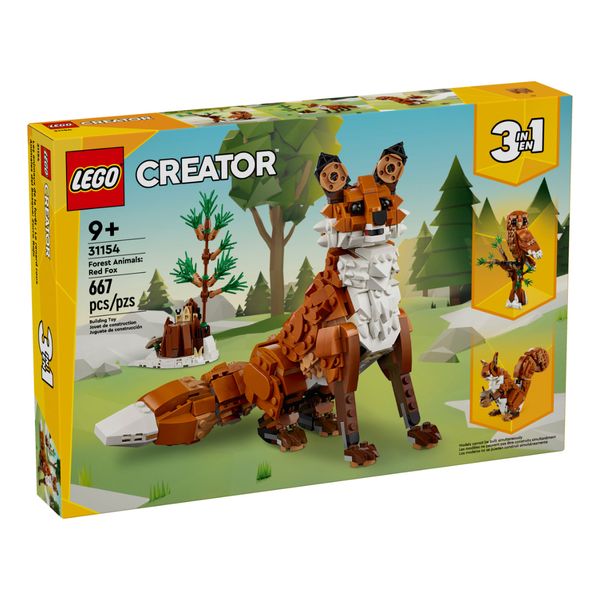 Set-Creator-Animales-del-Bosque-Zorro-Rojo-667-Piezas-LEGO
