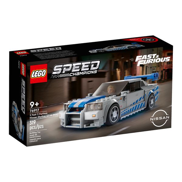Set-Speed-Champions-Nissan-Skyline-GT-R-Fast-and-Furious-319-Piezas-LEGO Set-Speed-Champions-Nissan-Skyline-GT-R-Fast-and-Furious-319-Piezas-LEGO