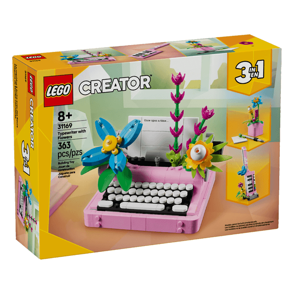 Set-Creator-Maquina-de-Escribir-con-Flores-363-Piezas-LEGO