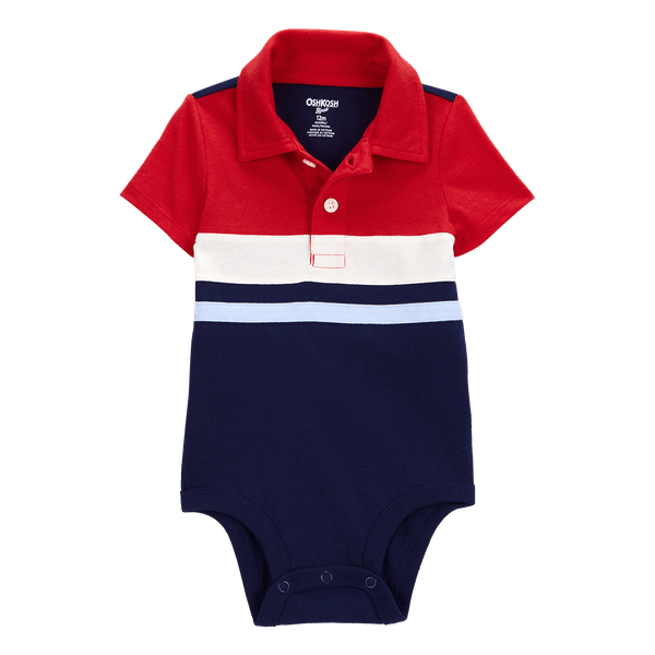 Mameluco-Manga-Corta-Lineas-Multicolor-Niños-Oshkosh-12M Mameluco-Manga-Corta-Lineas-Multicolor-Niños-Oshkosh-12M