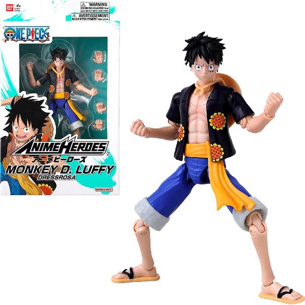 Figura-Monkey-D-Luffy-Dressrosa-Anime-Heroes-16cm-One-Piece Figura-Monkey-D-Luffy-Dressrosa-Anime-Heroes-16cm-One-Piece