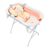 Bañera-Plegable-con-Base-Stand-Rosado-Happy-Baby