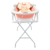 Bañera-Plegable-con-Base-Stand-Rosado-Happy-Baby