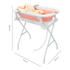 Bañera-Plegable-con-Base-Stand-Rosado-Happy-Baby