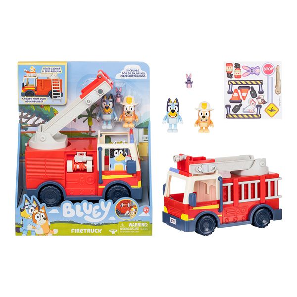 Set-Figuras-Bluey-y-Bingo-con-Camion-de-Bomberos-Bluey