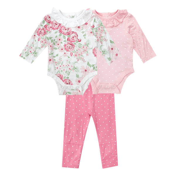Set-2-Bodies-y-Pantalon-Rosado-Bebes-Niñas-Little-Me-9M