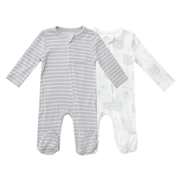 Set-2-Pijamas-Enterizas-Ositos-Unisex-Bebes-Little-Me-0M