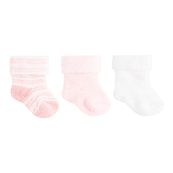 Set-3-Pares-de-Medias-con-Puño-Doblado-Alto-Niñas-Baby-Fresh-3-6M