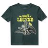 Camiseta-Manga-Corta-Estampada-Verde-Niños-Entrenando-a-Tu-Dragon-4T
